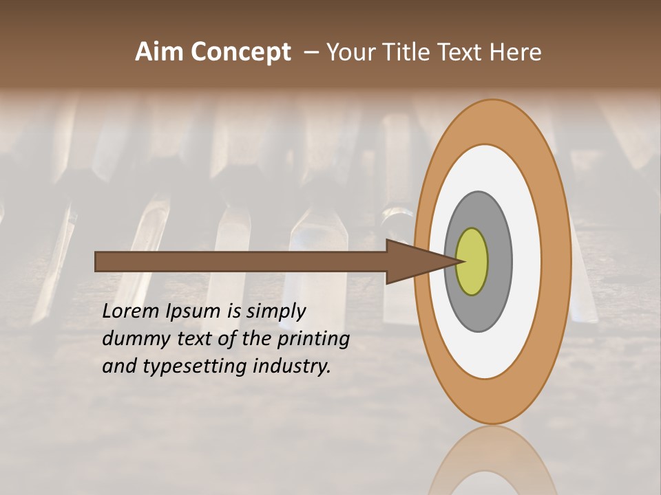 A Bunch Of Tools Sitting On Top Of A Wooden Table PowerPoint Template