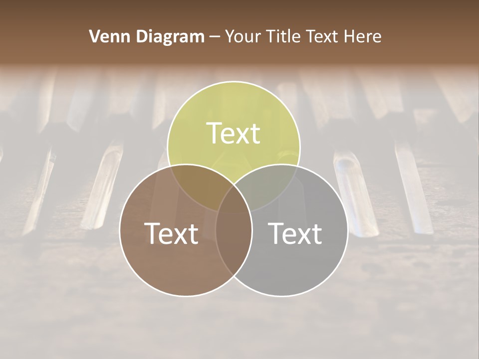 A Bunch Of Tools Sitting On Top Of A Wooden Table PowerPoint Template