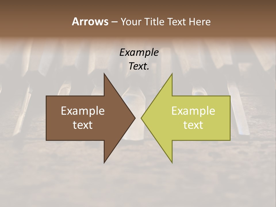 A Bunch Of Tools Sitting On Top Of A Wooden Table PowerPoint Template