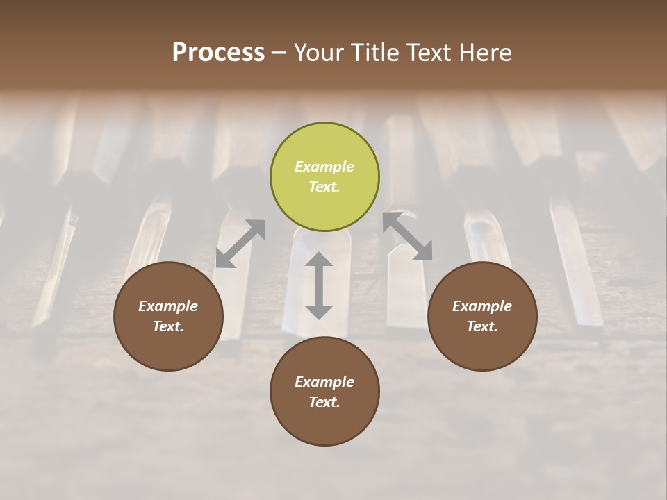 A Bunch Of Tools Sitting On Top Of A Wooden Table PowerPoint Template