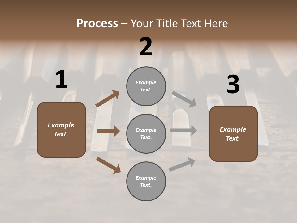 A Bunch Of Tools Sitting On Top Of A Wooden Table PowerPoint Template