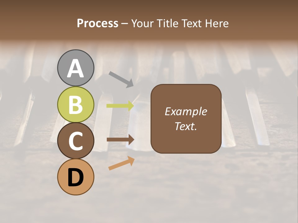 A Bunch Of Tools Sitting On Top Of A Wooden Table PowerPoint Template