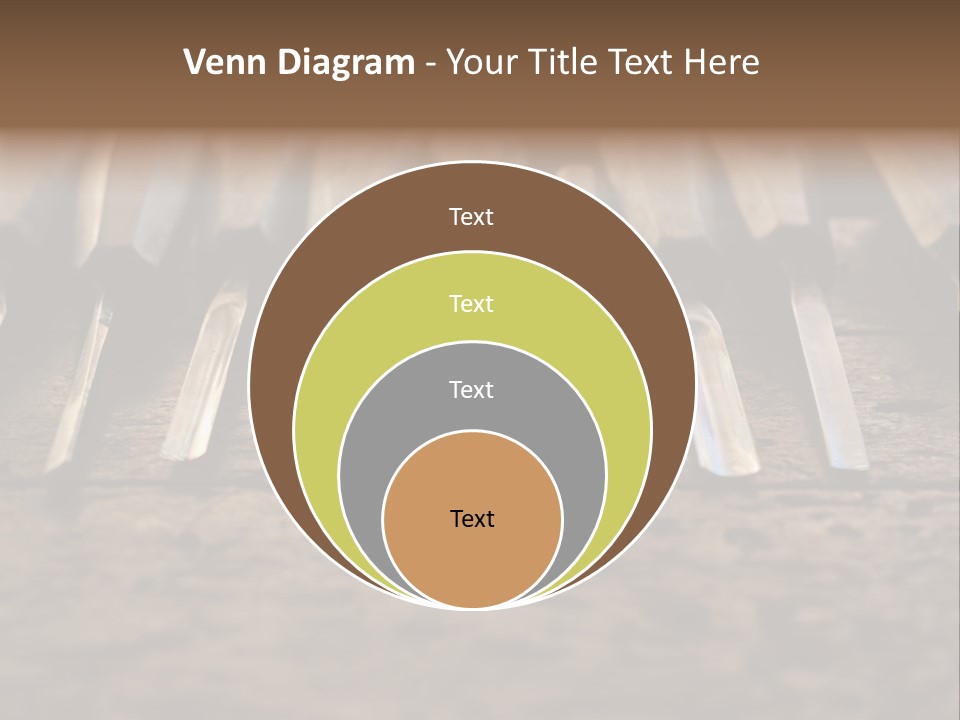 A Bunch Of Tools Sitting On Top Of A Wooden Table PowerPoint Template