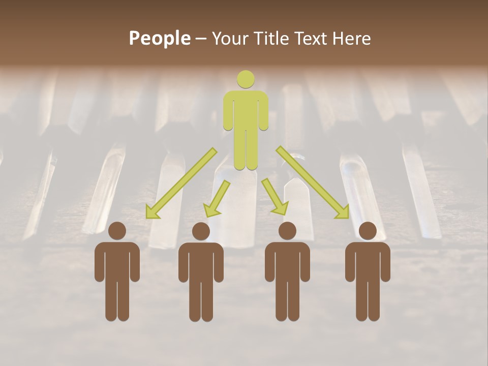 A Bunch Of Tools Sitting On Top Of A Wooden Table PowerPoint Template