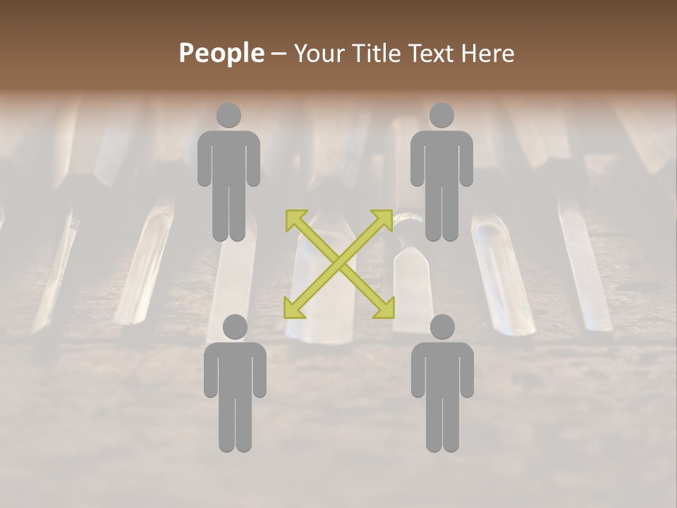 A Bunch Of Tools Sitting On Top Of A Wooden Table PowerPoint Template