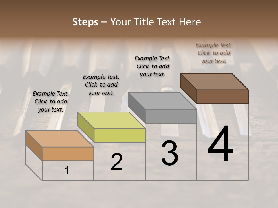 A Bunch Of Tools Sitting On Top Of A Wooden Table PowerPoint Template