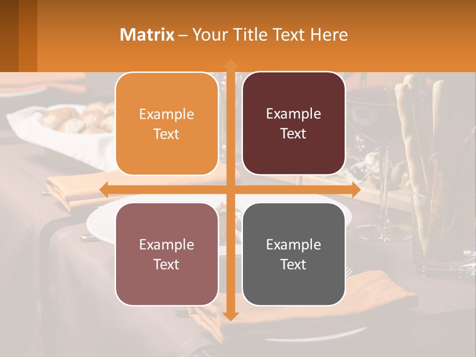 A Table With A Plate Of Food And Glasses Of Wine PowerPoint Template