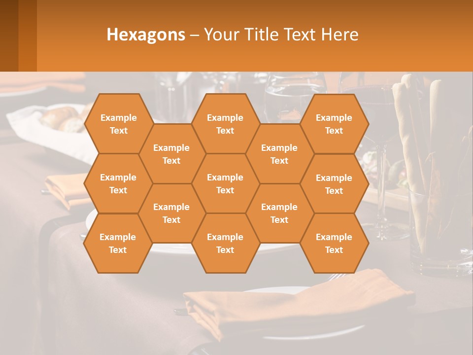 A Table With A Plate Of Food And Glasses Of Wine PowerPoint Template