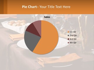 A Table With A Plate Of Food And Glasses Of Wine PowerPoint Template