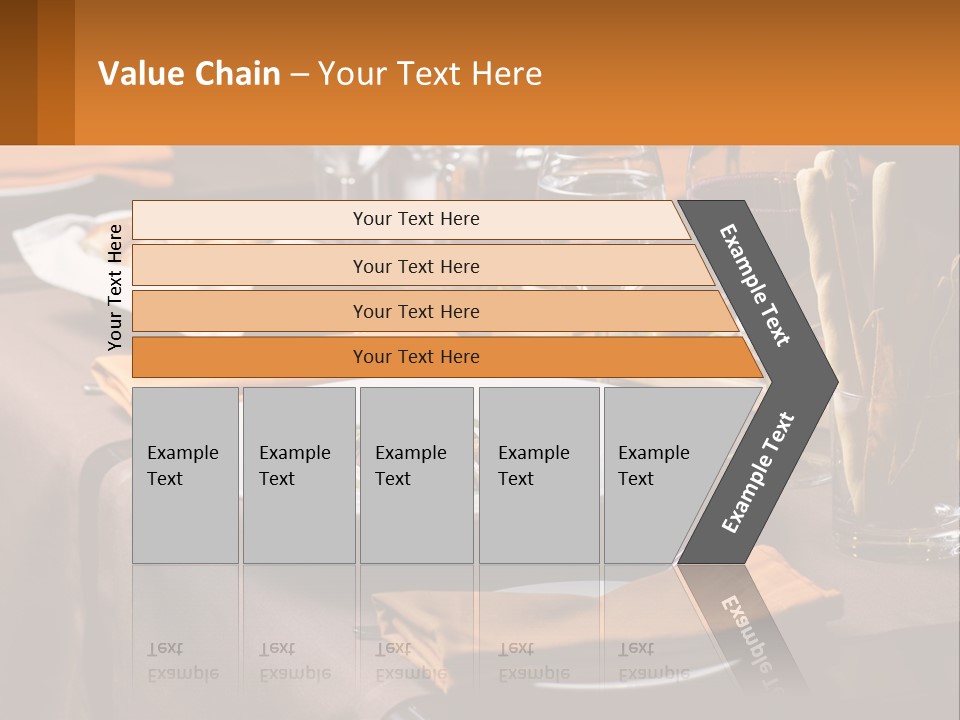 A Table With A Plate Of Food And Glasses Of Wine PowerPoint Template