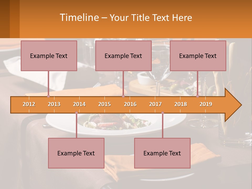 A Table With A Plate Of Food And Glasses Of Wine PowerPoint Template