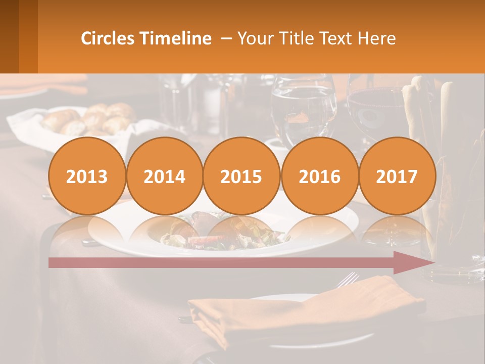 A Table With A Plate Of Food And Glasses Of Wine PowerPoint Template