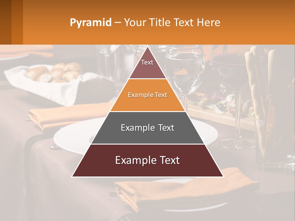 A Table With A Plate Of Food And Glasses Of Wine PowerPoint Template