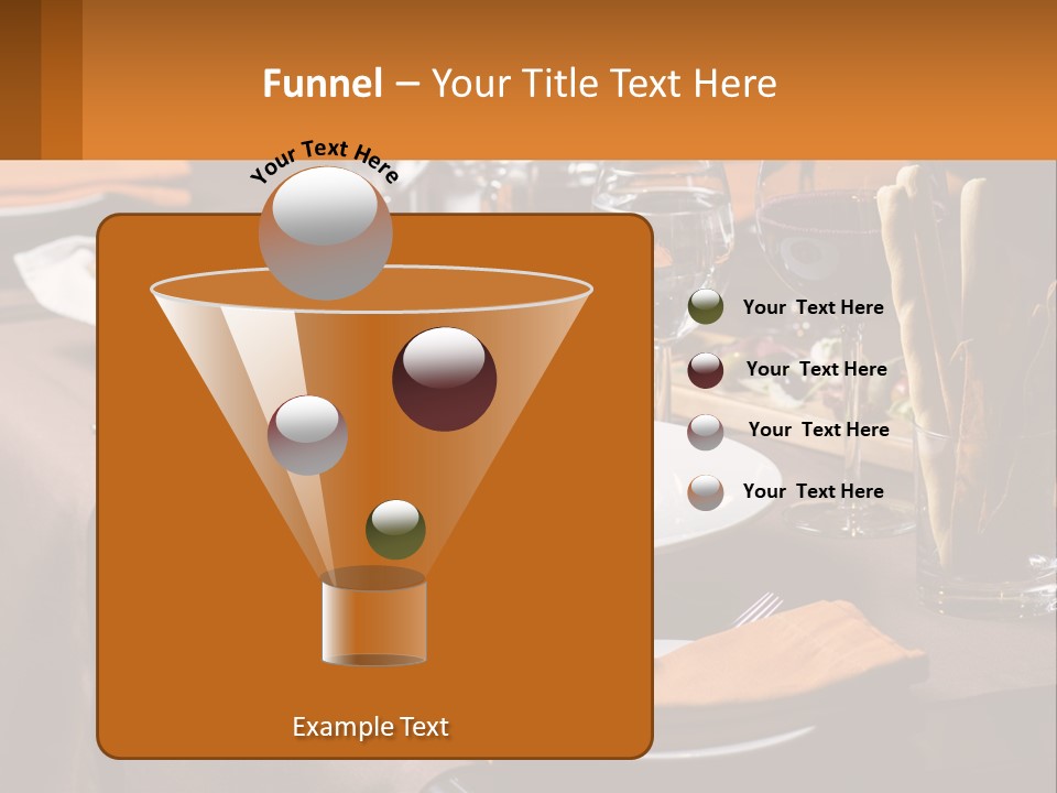 A Table With A Plate Of Food And Glasses Of Wine PowerPoint Template