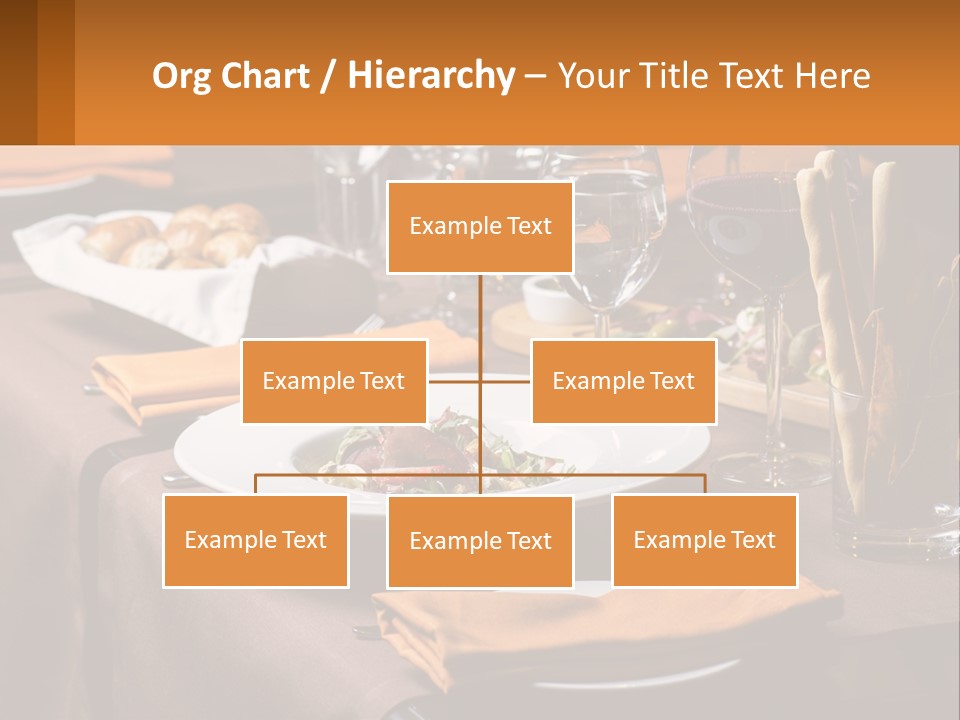 A Table With A Plate Of Food And Glasses Of Wine PowerPoint Template