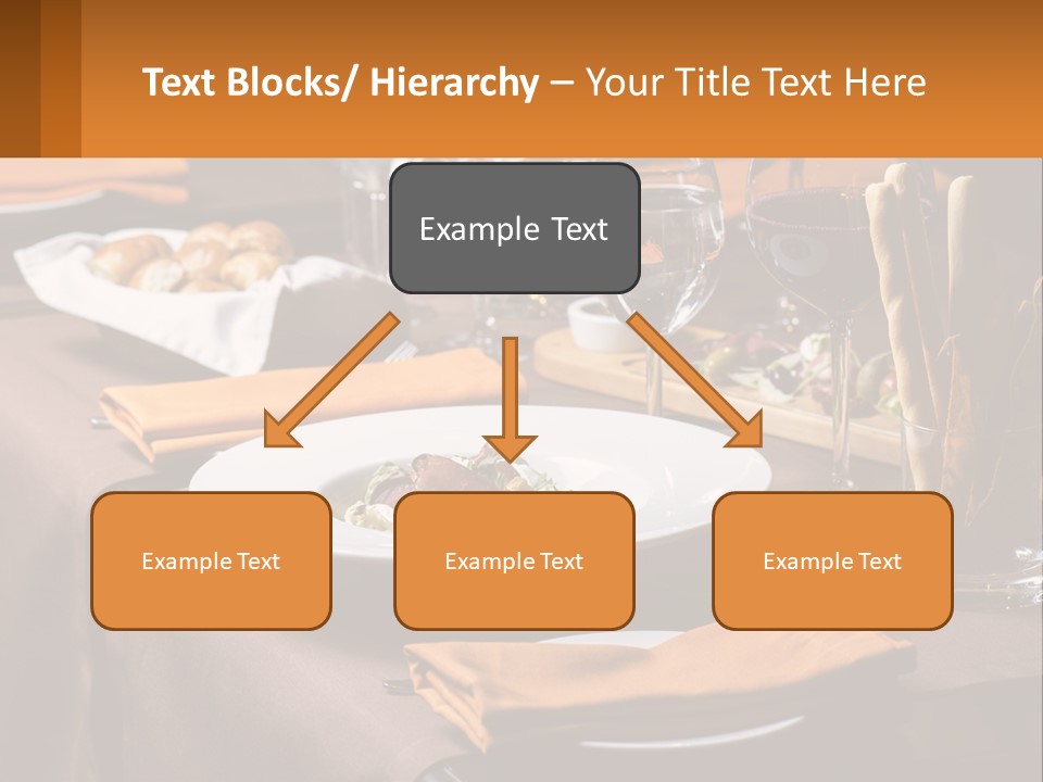 A Table With A Plate Of Food And Glasses Of Wine PowerPoint Template