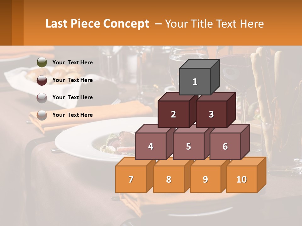 A Table With A Plate Of Food And Glasses Of Wine PowerPoint Template