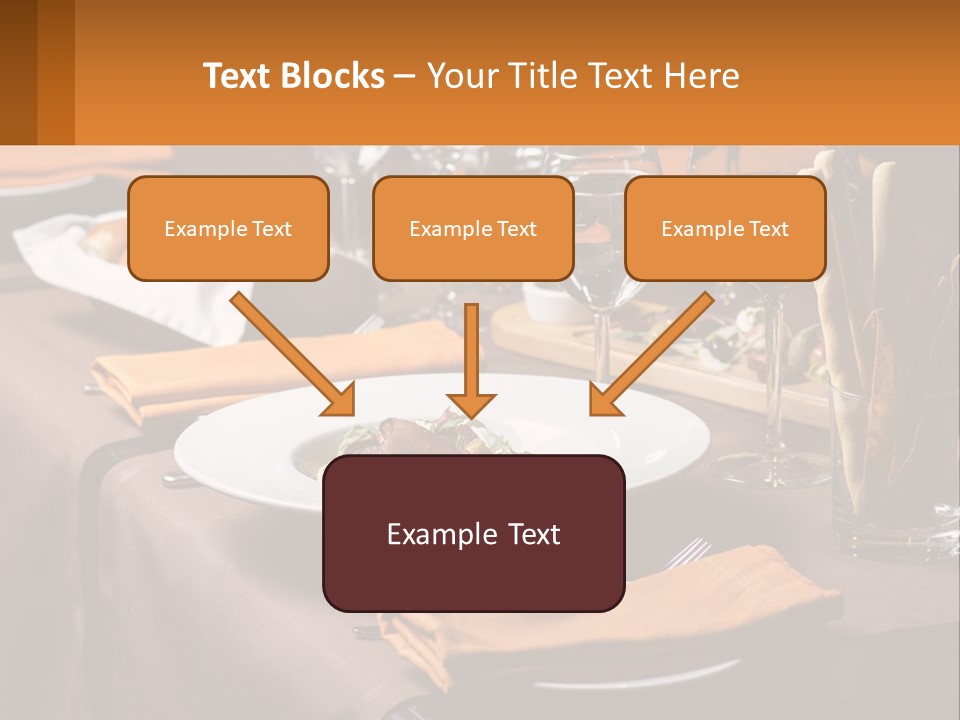 A Table With A Plate Of Food And Glasses Of Wine PowerPoint Template