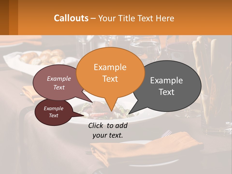 A Table With A Plate Of Food And Glasses Of Wine PowerPoint Template