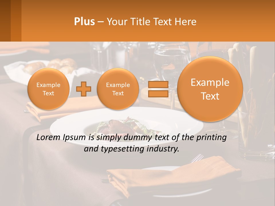 A Table With A Plate Of Food And Glasses Of Wine PowerPoint Template