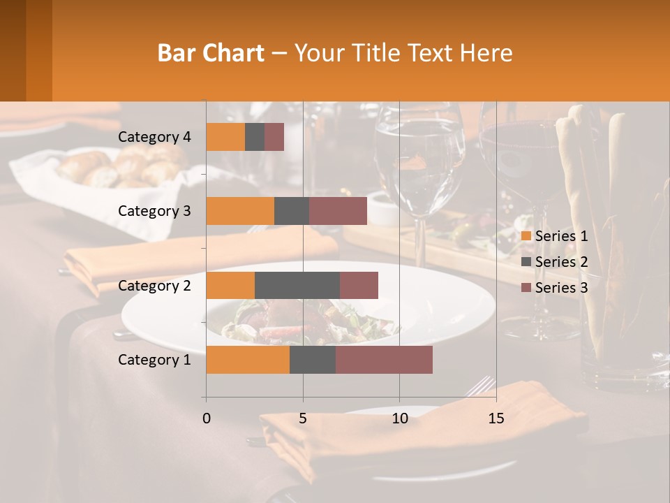 A Table With A Plate Of Food And Glasses Of Wine PowerPoint Template