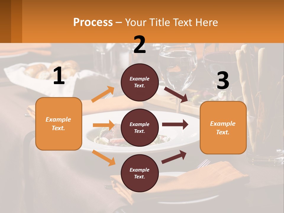 A Table With A Plate Of Food And Glasses Of Wine PowerPoint Template