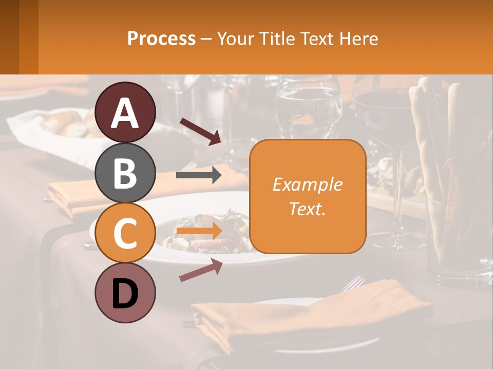 A Table With A Plate Of Food And Glasses Of Wine PowerPoint Template