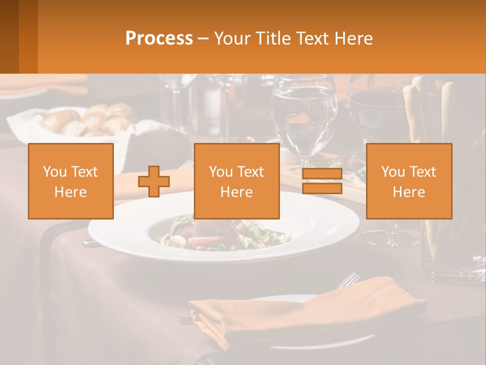 A Table With A Plate Of Food And Glasses Of Wine PowerPoint Template