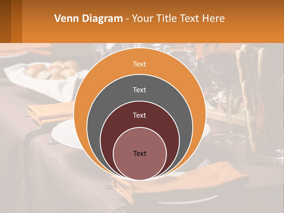 A Table With A Plate Of Food And Glasses Of Wine PowerPoint Template