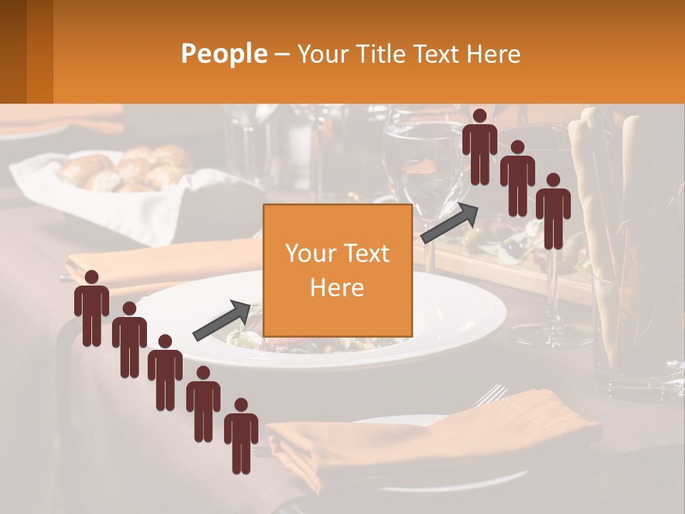 A Table With A Plate Of Food And Glasses Of Wine PowerPoint Template