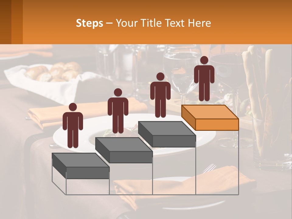 A Table With A Plate Of Food And Glasses Of Wine PowerPoint Template