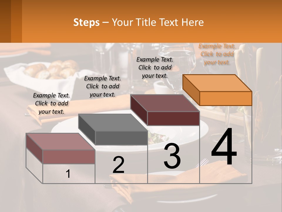 A Table With A Plate Of Food And Glasses Of Wine PowerPoint Template