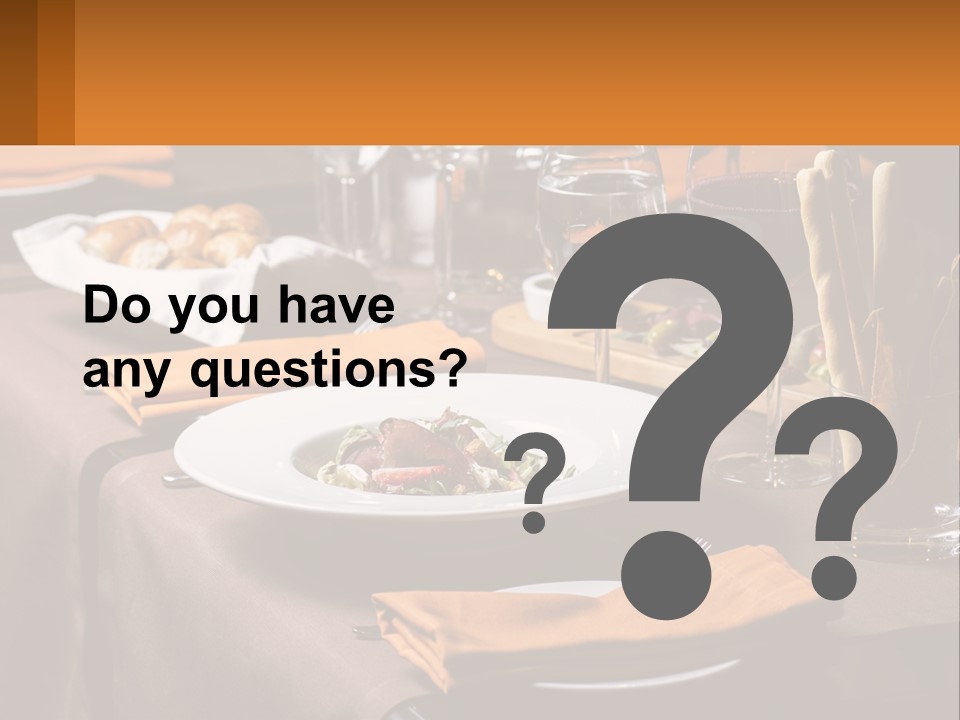 A Table With A Plate Of Food And Glasses Of Wine PowerPoint Template