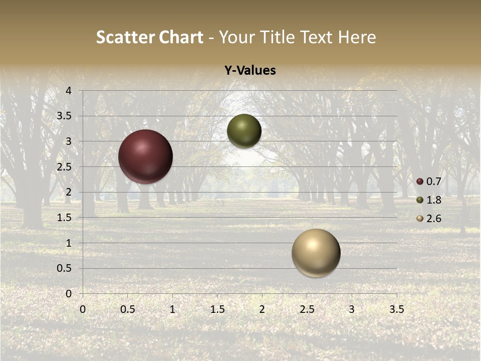 A Park Filled With Lots Of Trees Covered In Leaves PowerPoint Template