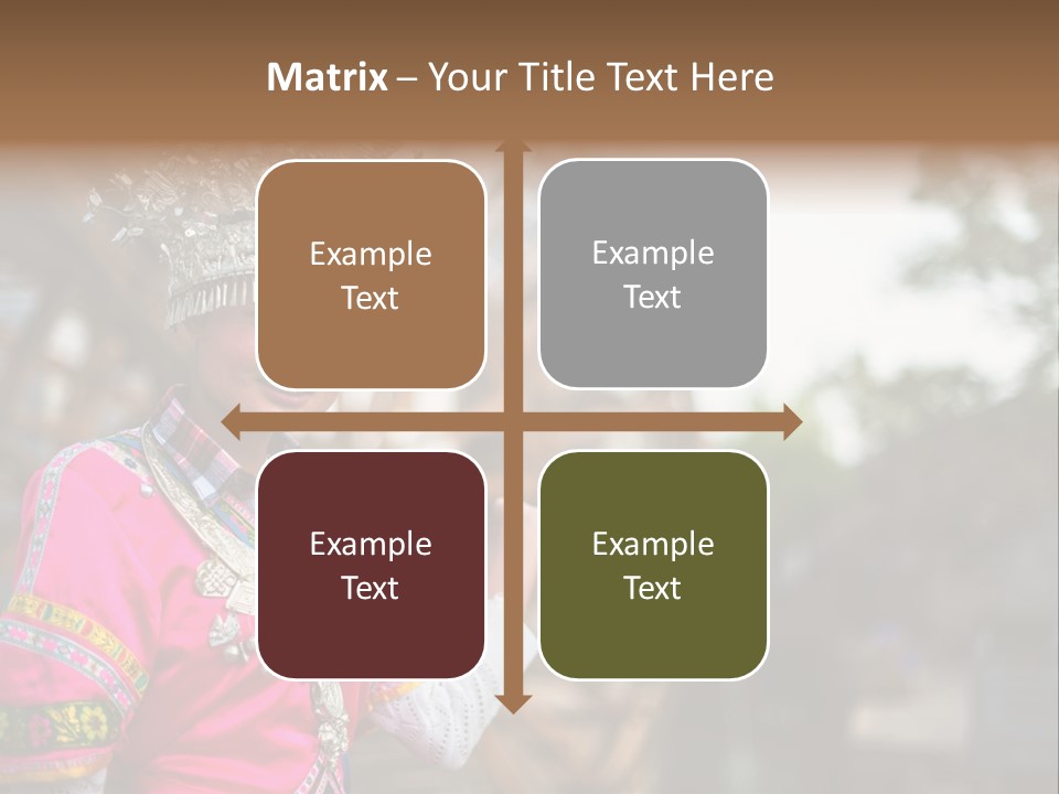 A Young Girl In A Pink Dress And A Crown PowerPoint Template