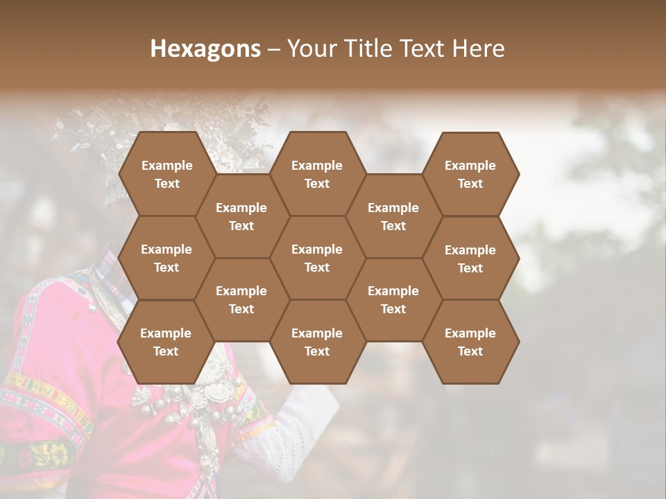 A Young Girl In A Pink Dress And A Crown PowerPoint Template