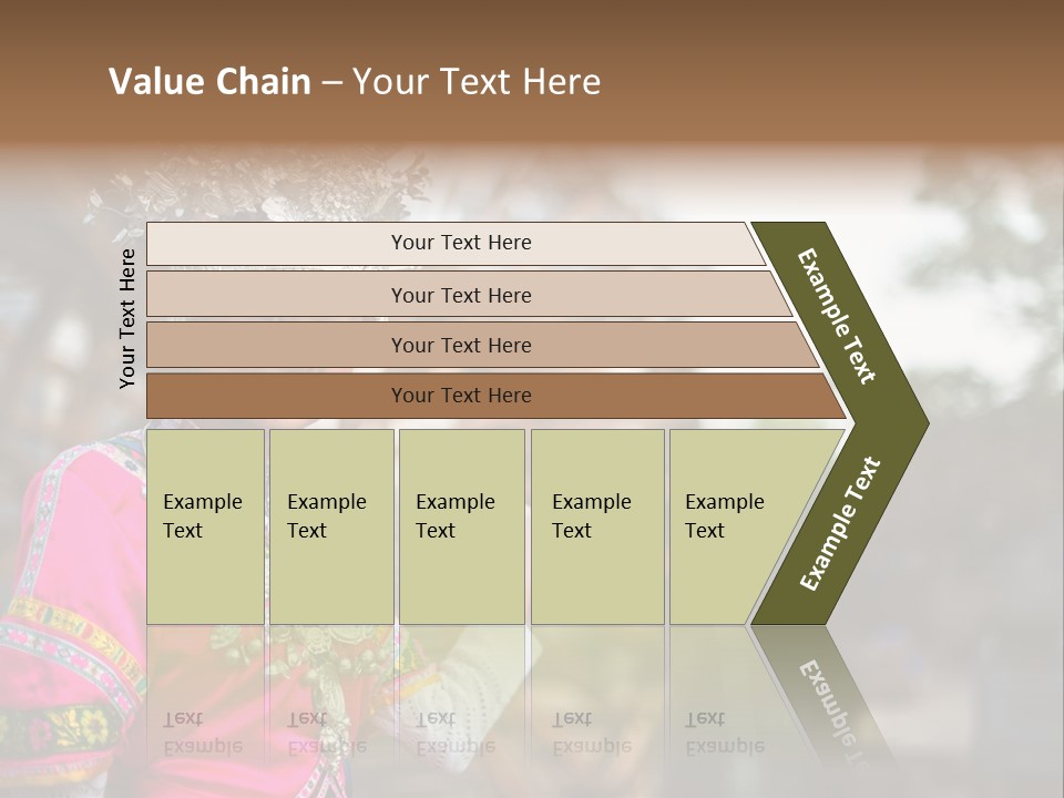 A Young Girl In A Pink Dress And A Crown PowerPoint Template