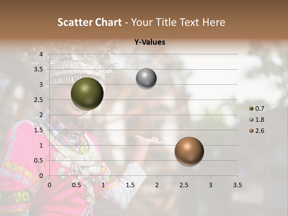 A Young Girl In A Pink Dress And A Crown PowerPoint Template