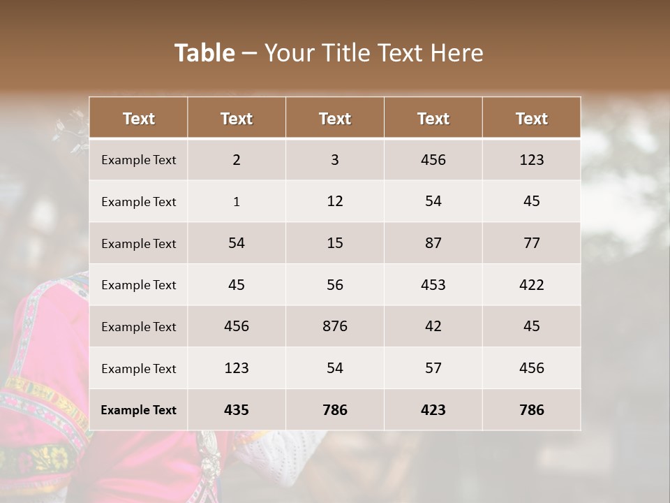 A Young Girl In A Pink Dress And A Crown PowerPoint Template