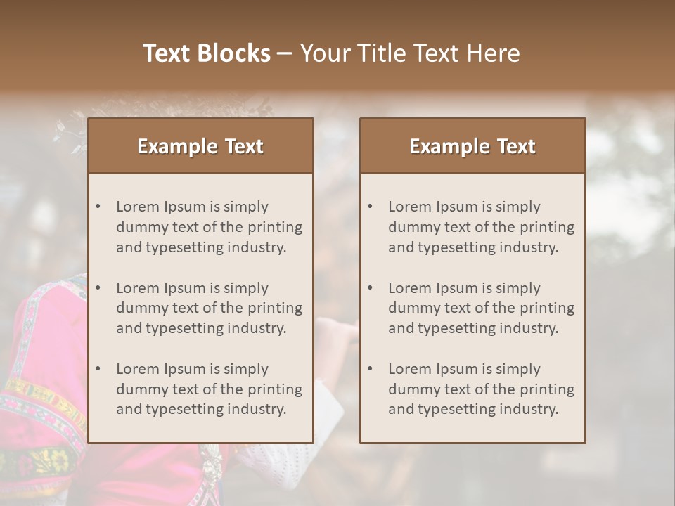 A Young Girl In A Pink Dress And A Crown PowerPoint Template