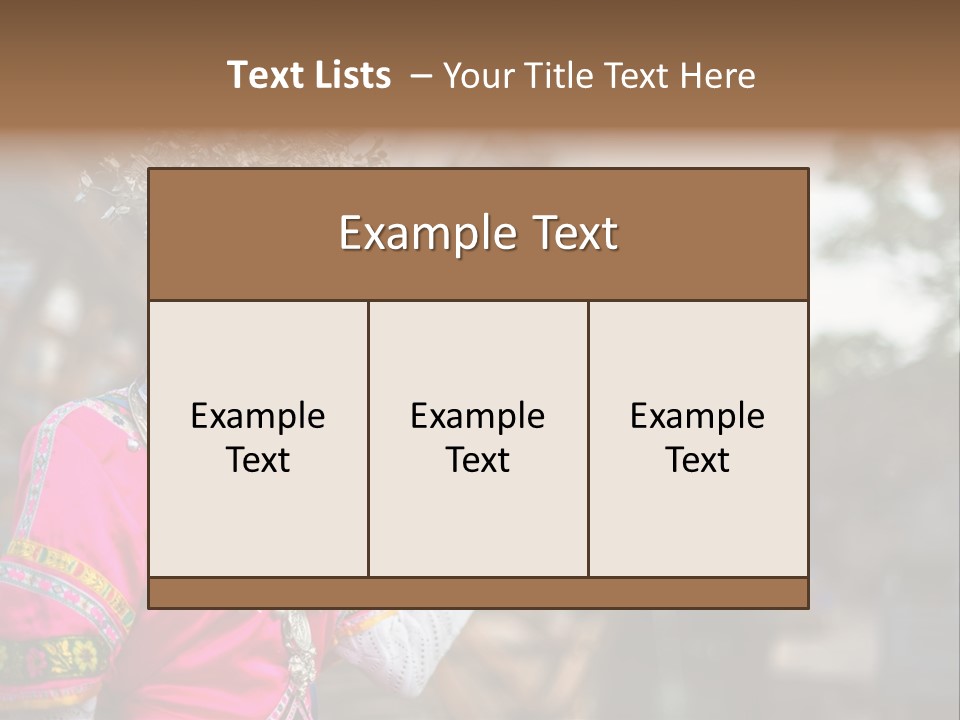A Young Girl In A Pink Dress And A Crown PowerPoint Template