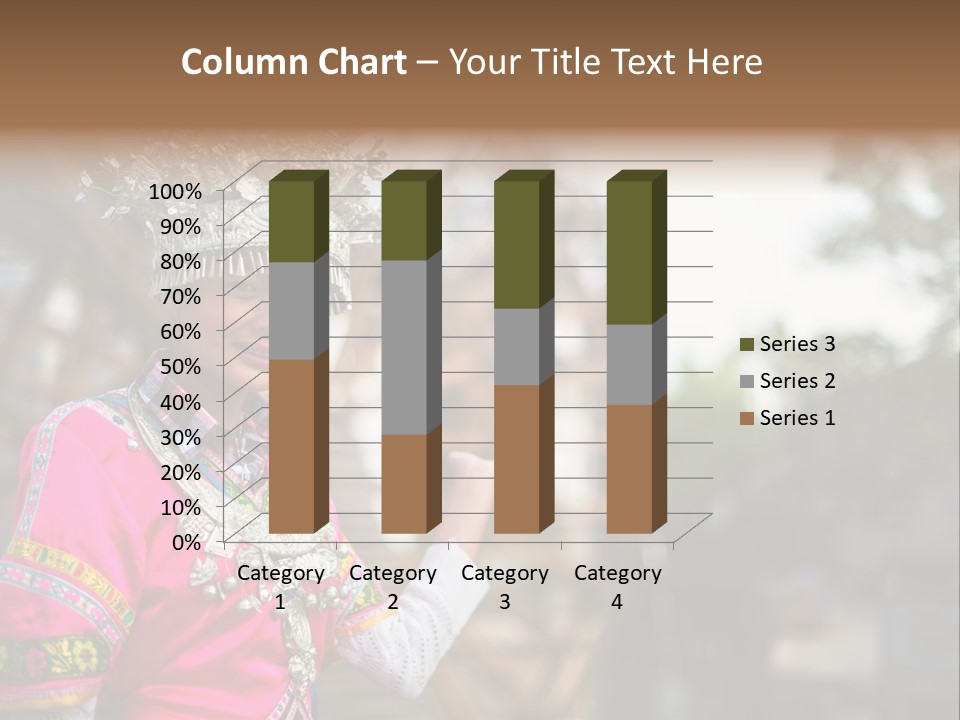 A Young Girl In A Pink Dress And A Crown PowerPoint Template