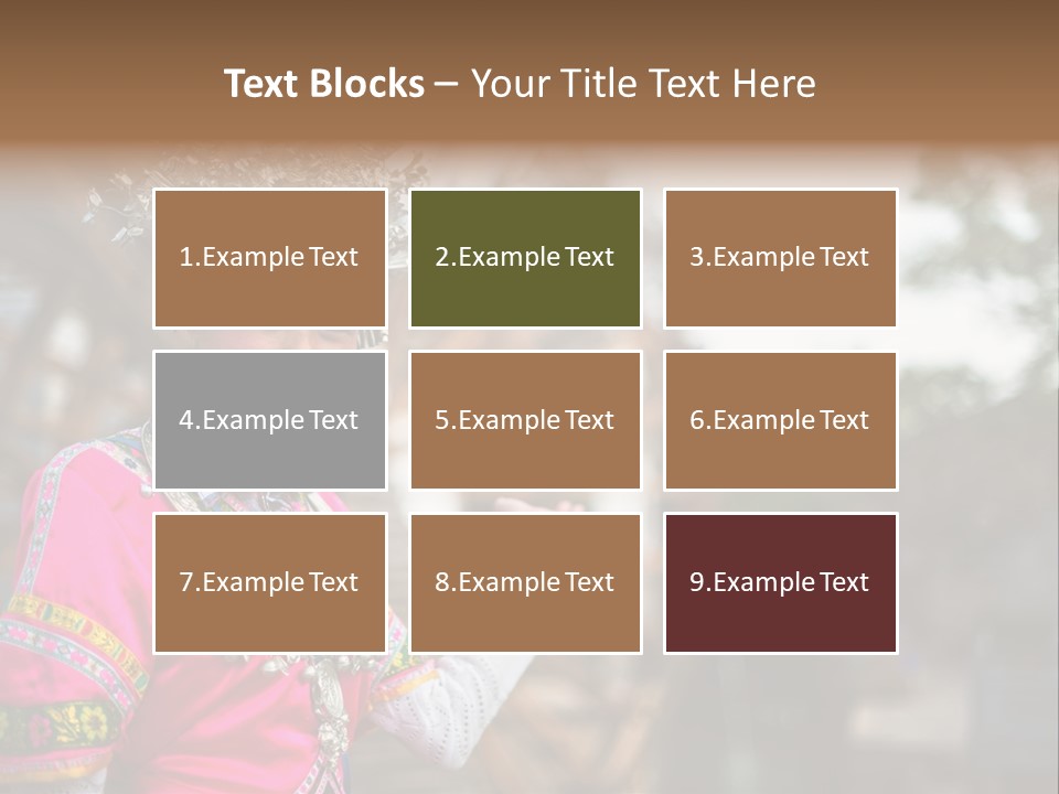 A Young Girl In A Pink Dress And A Crown PowerPoint Template