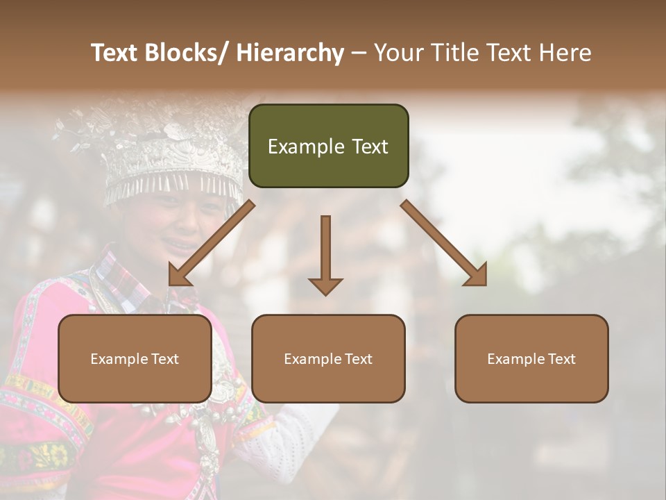 A Young Girl In A Pink Dress And A Crown PowerPoint Template