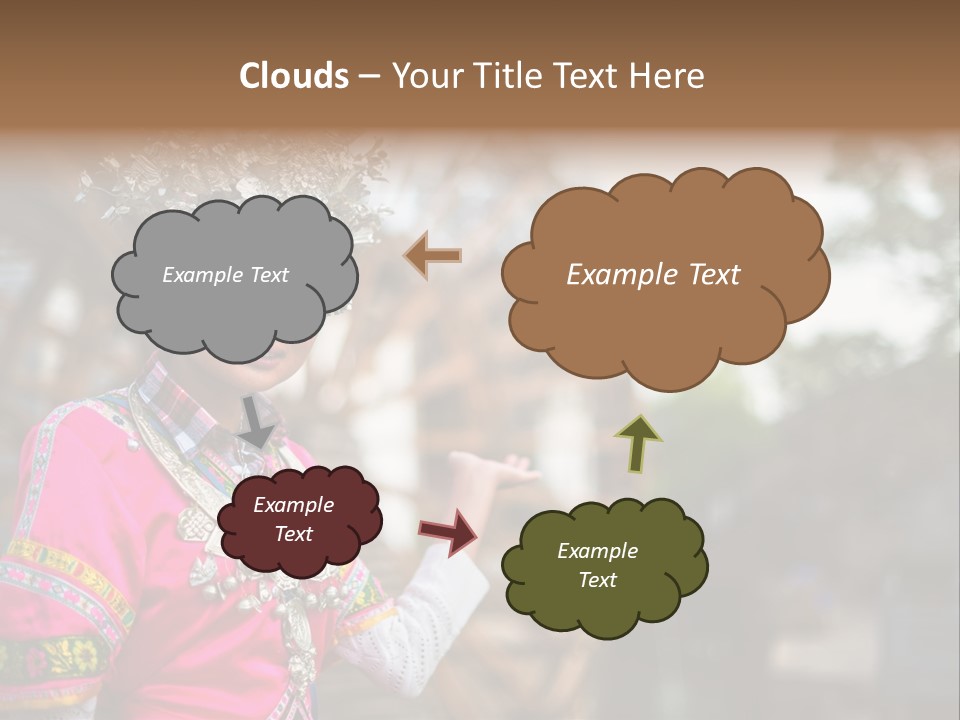 A Young Girl In A Pink Dress And A Crown PowerPoint Template