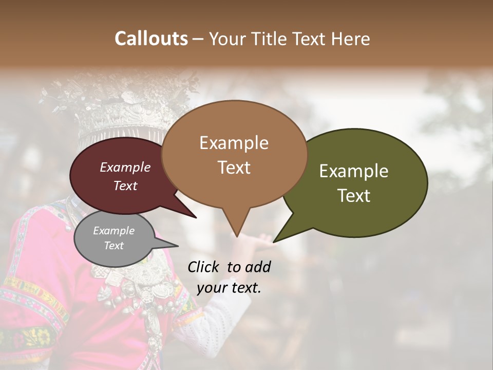 A Young Girl In A Pink Dress And A Crown PowerPoint Template