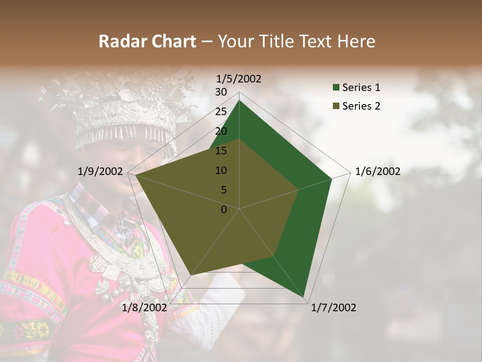 A Young Girl In A Pink Dress And A Crown PowerPoint Template