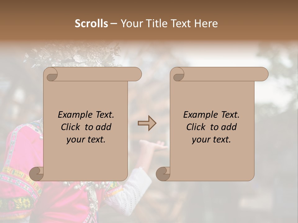 A Young Girl In A Pink Dress And A Crown PowerPoint Template