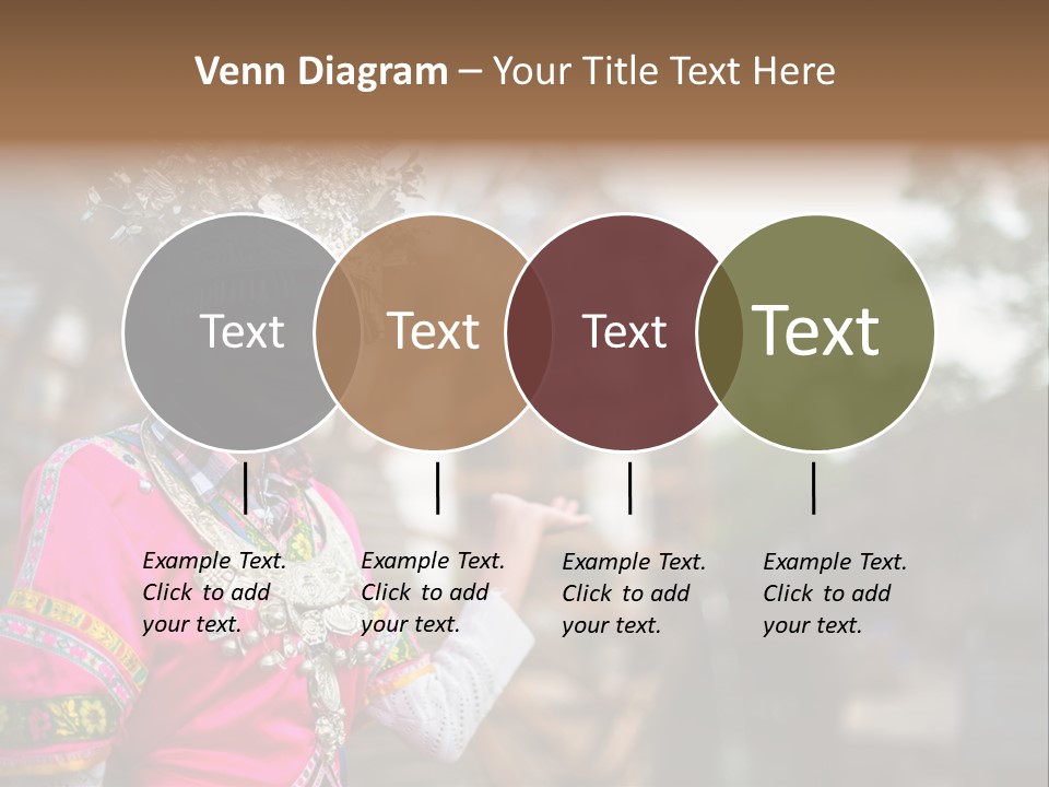 A Young Girl In A Pink Dress And A Crown PowerPoint Template