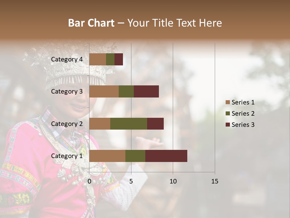 A Young Girl In A Pink Dress And A Crown PowerPoint Template